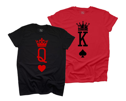 King and Queen Couples T-shirts