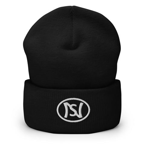 NS Logo Cuffed Beanie - Black