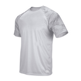 NorthSouth Largo Performance UPF 50+ Hex Camo T-shirt. Color: Aluminum