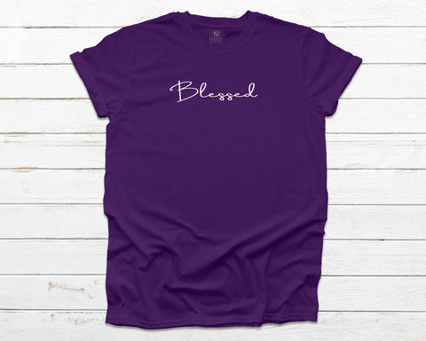 Blessed T-shirt - Purple