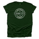 Charlotte Classic Vintage T-shirt by North-South Brands.