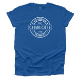 Charlotte Classic Vintage T-shirt by North-South Brands.