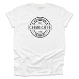 Charlotte Classic Vintage T-shirt by North-South Brands.