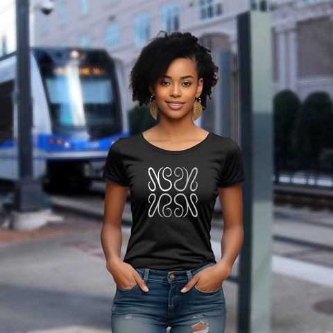 NorthSouth's Monaco Collection Women's NS Anagram T-shirt. Available in Slim Fit or Unisex