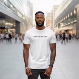 NorthSouth Unisex Euro T-shirt - White with Premium Metallic