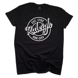 Raleigh, NC Vintage Sign T-shirt by NorthSouth Brands