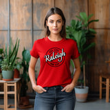 Raleigh, NC Vintage Sign T-shirt by NorthSouth Brands