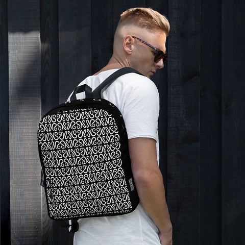 NorthSouth Brands Anagram Black Backpack