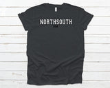 NorthSouth Outlined Heather T-shirt - Heather Dark Grey