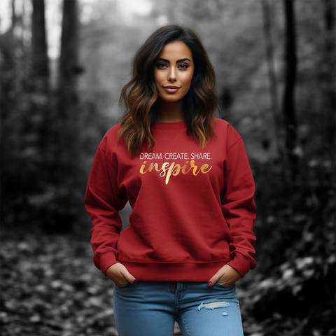 Dream. Create. Share. Inspire Women Sweatshirt