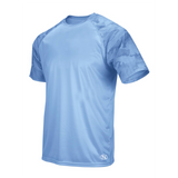 NorthSouth Largo Performance UPF 50+ Hex Camo T-shirt. Color: Blue Mist