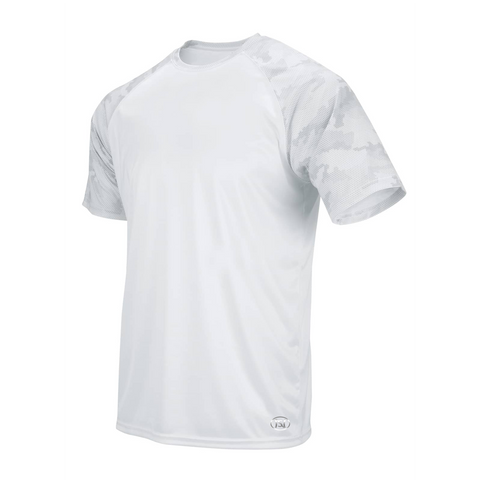 NorthSouth Largo Performance UPF 50+ Hex Camo T-shirt. Color: White