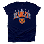 Anson Bearcats Arched Navy T-shirt