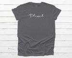 Blessed T-shirt - Heather Storm