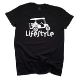 Golf Cart Lifestyle T-shirt - Black