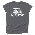 Golf Cart Lifestyle T-shirt - Gray