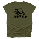 Golf Cart Lifestyle T-shirt - Military