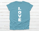 Cat Love T-shirt - Aqua