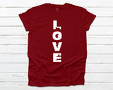 Cat Love T-shirt - Cardinal