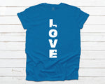 Cat Love T-shirt - Heather Deep Teal