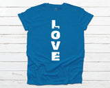 Cat Love T-shirt - Heather Deep Teal