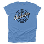 Charleston, SC Vintage Sign T-shirt by NorthSouth Brands