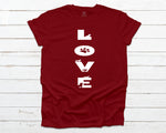 Doggie Love T-shirt - Cardinal