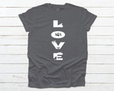 Doggie Love T-shirt - Heather Storm