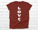 Doggie Love T-shirt - Rust