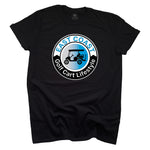 East Coast Golf Cart Lifestyle design on a Black T-shirt