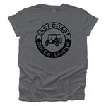 East Coast Golf Cart Lifestyle design on a Storm T-shirt