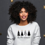 Tis The Season - White Sweatshirt - Women