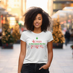 Jesus Is The Reason For The Season White T-shirt - Women Slim Fit