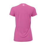 NorthSouth Lady Islander Short Sleeve UPF 50+ T-shirt. Color: Neon Pink