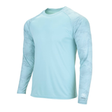 Cayman Extreme Performance UPF 50+ Sun Protection Tee for Outdoor/Indoor Activities. Color: Aqua