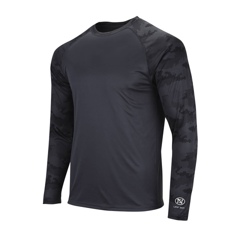 Cayman Extreme Performance UPF 50+ Sun Protection Tee for Outdoor/Indoor Activities. Color: Graphite