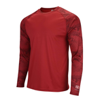 Cayman Extreme Performance UPF 50+ Sun Protection Tee for Outdoor/Indoor Activities. Color: Red