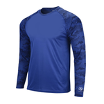 Cayman Extreme Performance UPF 50+ Sun Protection Tee for Outdoor/Indoor Activities. Color: Royal