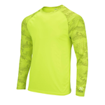 Cayman Extreme Performance UPF 50+ Sun Protection Tee for Outdoor/Indoor Activities. Color: Safety Green