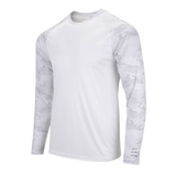 Cayman Extreme Performance UPF 50+ Sun Protection Tee for Outdoor/Indoor Activities. Color: White