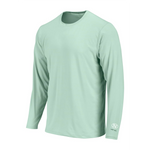 Long Sleeve Extreme Performance UPF 50+ Sun Protection Tee for Outdoor/Indoor Activities. Color: Mint Green