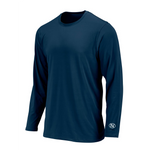 Long Sleeve Extreme Performance UPF 50+ Sun Protection Tee for Outdoor/Indoor Activities. Color: Navy