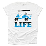 Retro Golf Cart Life T-shirt - Carolina