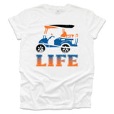 Retro Golf Cart Life T-shirt - Florida