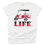 Retro Golf Cart Life T-shirt - Georgia