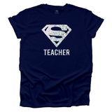 Super Teacher Hologram T-shirt - Navy