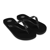 Introducing our North-South Flip-Flops, featuring the iconic "NS" logo, perfect for the modern adventurer. Color: Black