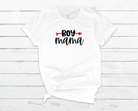 Boy Mama T-shirt White