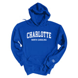 Customize Your Own Hoodie - Royal - Charlotte, NC