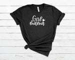 Girl Mama t-shirt heather dark grey